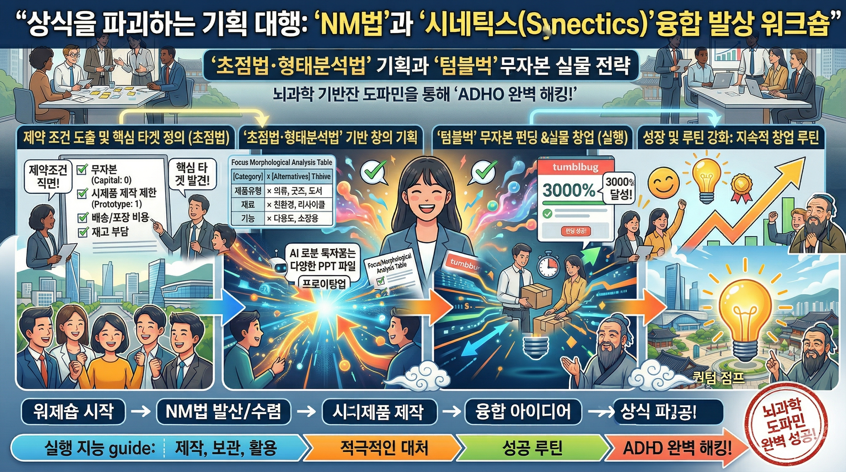 제약 조건을 무기로! '초점법·형태분석법' 기획과 '텀블벅' 무자본 실물 창업 전략 | 부업의신 제약 조건을 무기로! '초점법·형태분석법' 기획과 '텀블벅' 무자본 실물 창업 전략 - 창업 & 소상공인 솔루션 아이디어 썸네일